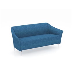 Venice Lounge 2 Seater 1280W x 730D x 780mmH Blue Fabric 