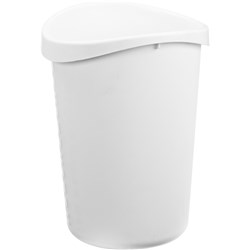 Henledar Round Bin 15L White Without Lid