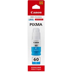 Canon Pixma GI60 Ink Bottle Refill Cyan 