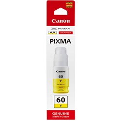 Canon Pixma GI60 Ink Bottle Refill Yellow 