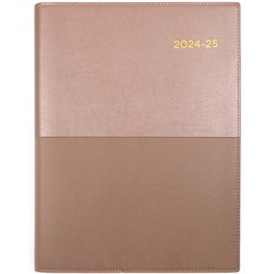 Collins Vanessa Financial Year Diary A5 Week To View Rose Gold