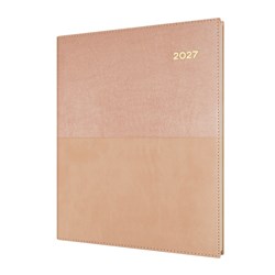 Collins Vanessa Diary Quarto Vertical Week To View Blue