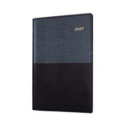 Collins Vanessa Diary A5 Month To View With Notes Black 