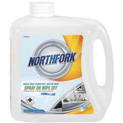 Northfork Spray On Wipe Off Surface Cleaner Hospital Grade 2L
