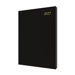 Collins Essential Diary A4 Day To Page Black