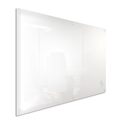 Visionchart Lumiere Magnetic Glass Board 1200x1200mm Frameless White