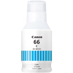 Canon GI-66C Ink Refill Bottle High Yield Cyan 