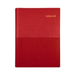 Collins Vanessa Financial Year Diary A4 Week To View Red