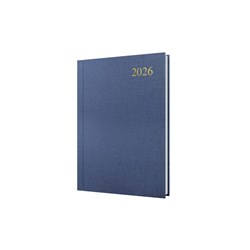 Collins Essential Diary A5 Day To Page Grey 