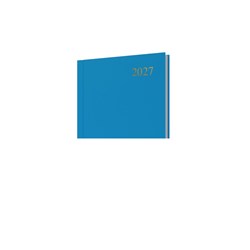 Collins Essential Diary A5 Day To Page Light Blue 