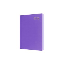Collins Essential Diary A5 Day To Page Purple 
