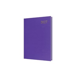Collins Essential Diary A5 Day To Page Purple 