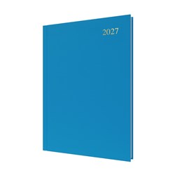 Collins Essential Diary A4 Day To Page Light Blue 