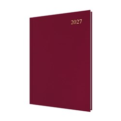 Collins Essential Diary A4 Day To Page Maroon 
