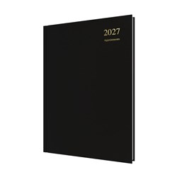 Collins Essential Appointment Diary A4 Day To Page Black