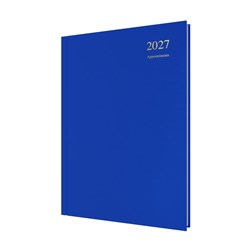 Collins Essential Appointment Diary A4 Day To Page Blue 