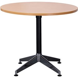 Rapidline Typhoon Round Table 900D x 730mmH Beech Top Black Base