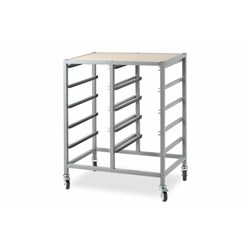 Visionchart Tote - Tray Trolley Double Rack