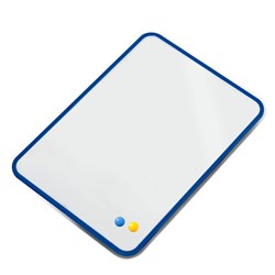 Visionchart - Double-Sided A4 Magnetic Whiteboard Lined One Side