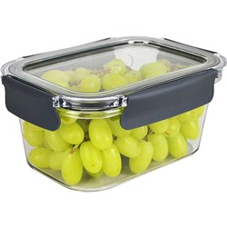 Italplast Snap Lock PET Plastic Food Container  1300ml Clear