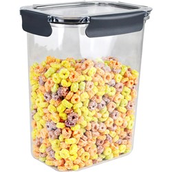 Italplast Snap Lock PET Plastic Food Container  3700ml Clear