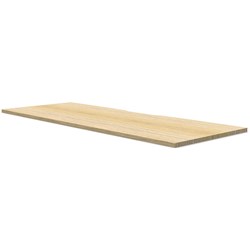 Rapidline Rectangle Table Top Only 1500W x 750D x 25mmD Natural Oak