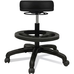 K2 NTR Botany Industrial Stool With Footring Black 