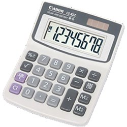 Canon LS82ZBL Mini Desktop Calculator 8 Digit Grey 