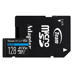 Team Group Elite A1 Micro SDXC Memory Card 128GB Black 