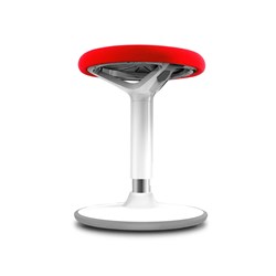 Sylex Fangle Adjustable Stool 600-710mmH Red 