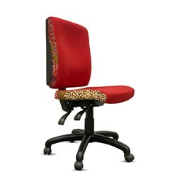 K2 Orange Dust Spectrum Katherine Medium Back Office Chair Red Ochre