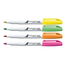 Bibbulmun Everyday Glass Markers Bullet 1-2mm Assorted Box Of 4