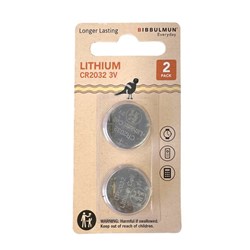 Bibbulmun Everyday Lithium  Coin CR2032  Battery 3V Pack Of 2