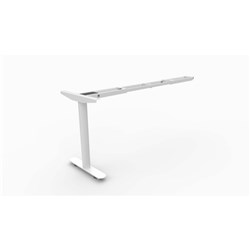 Rapidline Halo Static Return Workstation Frame Only 1100 - 1800W x 500D x 705mmH White