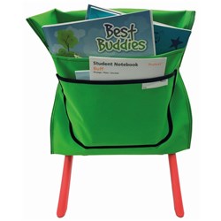 Writer Nylon Chair Bag 2 Pockets 455mmW Green 