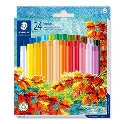 Staedtler 243 Noris Jumbo Oil Pastels Assorted Box Of 24 