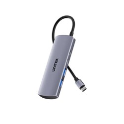 Unitek USB-C/USB-A 4 In 1 Hub Grey 