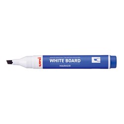 Uni-Ball Whiteboard Marker Chisel Tip 1-5mm Blue 