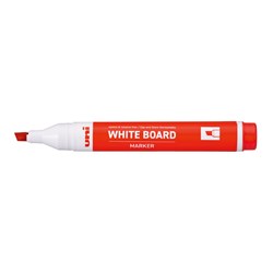 Uni-Ball Whiteboard Marker Chisel Tip 1-5mm Red 