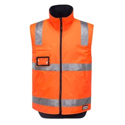 Huski Hi-Vis Reversible Vest 4XL Orange 