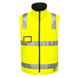 Huski Hi-Vis Reversible Vest Extra Small Yellow 