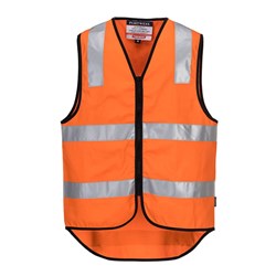 Portwest Hi-Vis Zipped Cotton Vest 3XL Orange