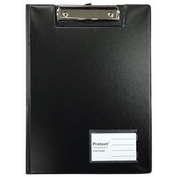 Protext Polypropylene Clipfolder A4 Black 