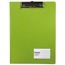 Protext Polypropylene Clipfolder A4 Lime Green 