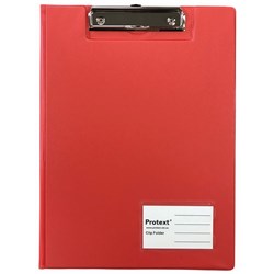 Protext Polypropylene Clipfolder A4 Red 