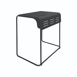 Sylex Baccalaureate Stackable Table 660W x 463D x 770mmH Charcoal