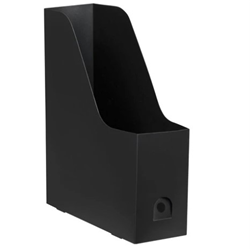 MARBIG MAGAZINE HOLDER PP W90xD247xH320 Black Pk2