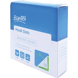 Bantex Hook Dots 22mm Pack Of 125 