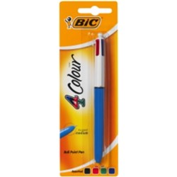 Bic 4 Colour Original  Ballpoint Pen Retractable  Medium 1mm 
