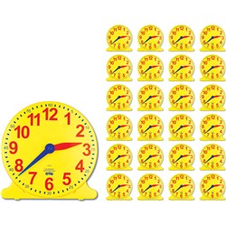 Learning Can Be Fun Clocks 24 Student 1 Teacher Pack of 25